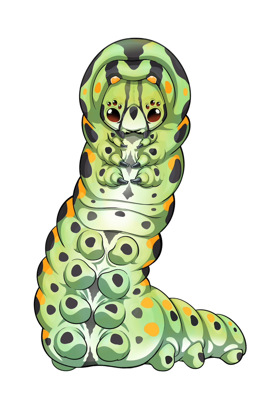 Гусеница — свидетель